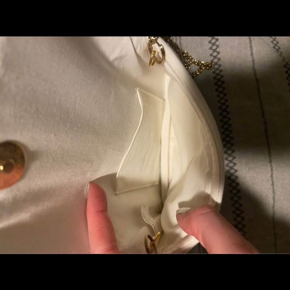Beaded Bride Clutch - Cream and Gold - Picture 5 of 6